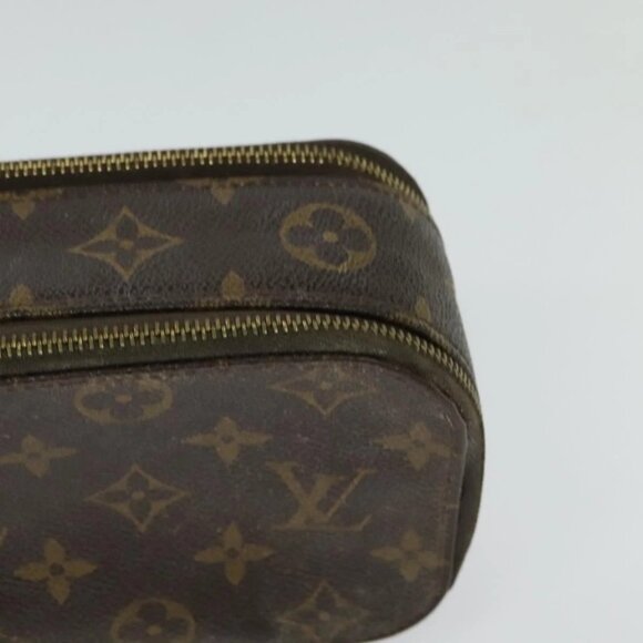 LOUIS VUITTON Monogram Trousse Brush MG Cosmetic Pouch M47505 LV Auth 125537 - Picture 3 of 16